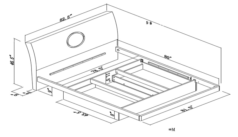 Monte Carlo - Platform Bed