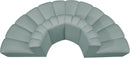 Arc - Faux Leather 4 Piece Modular Sofa