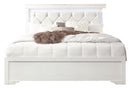 Pompei - Full Bed With LED - White