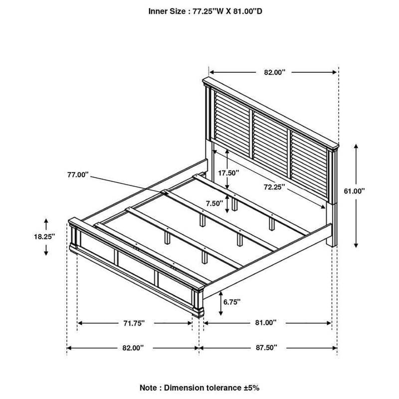 Hillcrest - Wood Panel Bed