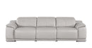 2679 - Genuine Leather Sofa With 3 Power Recliners