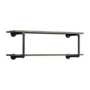Brantley - Wall Rack - Antique Oak & Sandy Gray