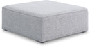 Cube - Linen Ottoman