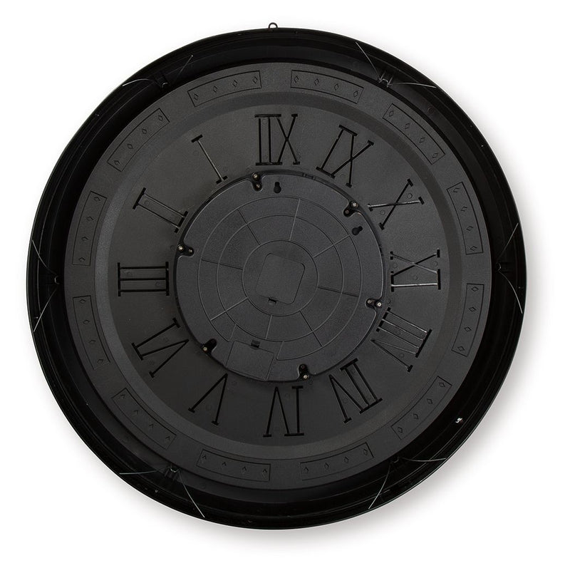 Dairton - Black / Gold Finish - Wall Clock