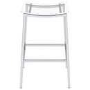 Jovani - Acrylic Backless Bar Stools (Set of 2)