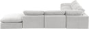 Comfy - 7 Piece Velvet Modular Corner Sectional