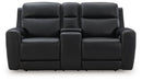5Z-Comfort - Relaxation - Power Reclining Loveseat with Console / Adj Headrest