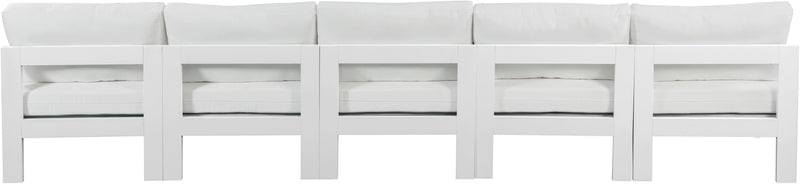 Nizuc - Outdoor Patio Modular Sofa Armless - White