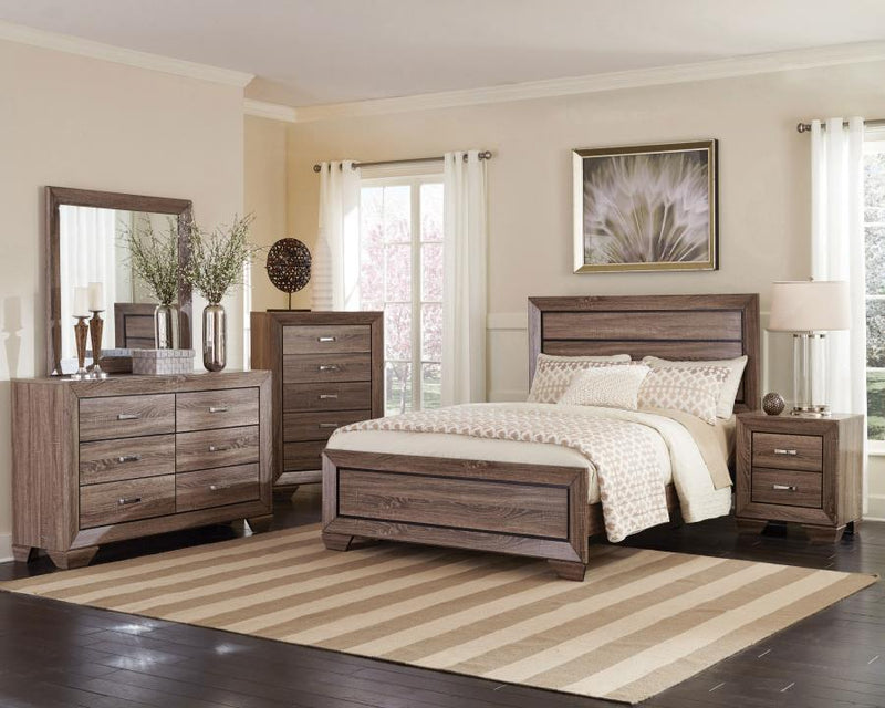 Kauffman - High Headboard Panel Bed