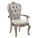 Ariadne - Arm Chair (Set of 2) - Velvet & Antique Platinum