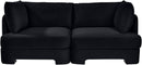 Hammond - Velvet Performance Fabric Upholstered 2 Piece Loveseat