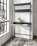 Yarlow - Home Office Desk and Shelf - Black