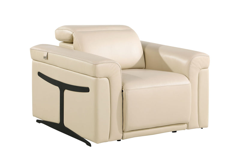 1126 - Top Grain Power Reclining Italian Leather Chair