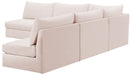 Jacob - Modular Corner Armless Sectional 5 Piece