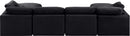 Indulge - Velvet 6 Piece Modular Double Chaise Sectional