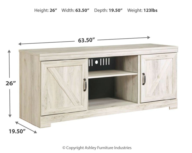 Bellaby - TV Stand W/Fireplace Option