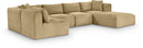 Shaggy - 6 Piece Modular U-Shaped Sectional