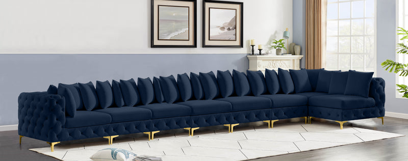 Tremblay - Modular Sectional 8 Piece - Navy - Modern & Contemporary