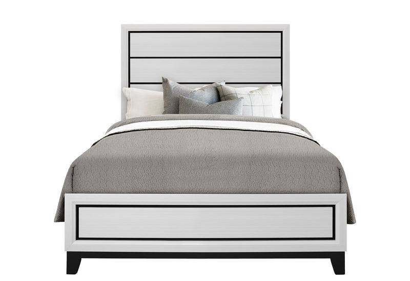 Kate - 5 Piece Full Bedroom Set - White