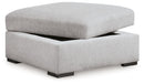 Gabyleigh - Ottoman With Storage - Nickel