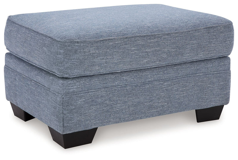 Carissa Manor - Denim - Ottoman