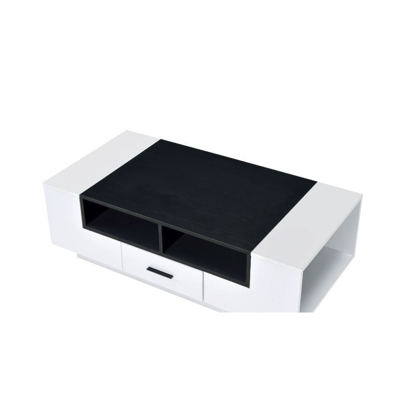 Armour - Coffee Table - White & Black