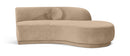 Avra - 86" Velvet Performance Fabric Upholstered Sofa