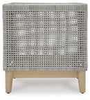 Seton Creek - Square End Table - Gray