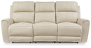 Dahlmoore - Power Reclining Sofa - Almond