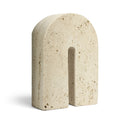 Phillipe - Genuine Travertine Bookend