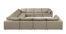 1100 - 10-Piece U-Shaped Sectional In Top-Grain Italian Leather