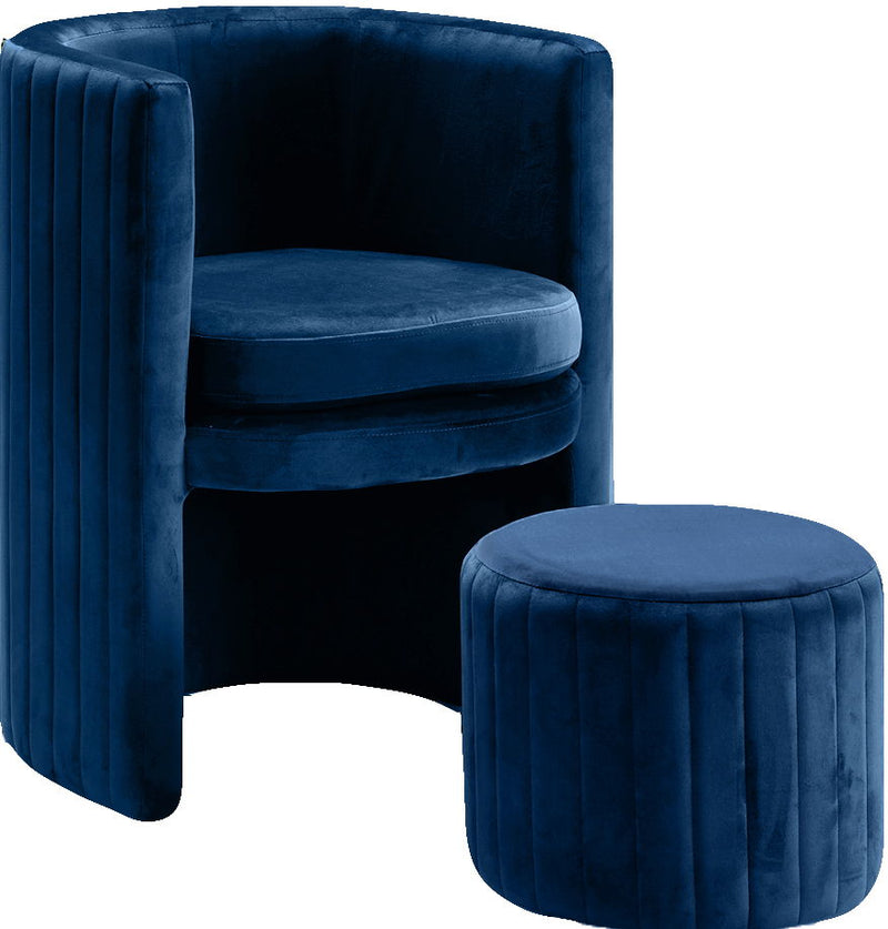 Selena - Accent Chair and Ottoman Set