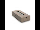 Midnight Mountain - Rectangular Fire Pit With Tank Cover - Light Brown