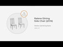 Ralene - Dining UPH Side Chair (Set of 2) - Medium Brown