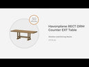 Havonplane - Rectangular Dining Room Extension Table