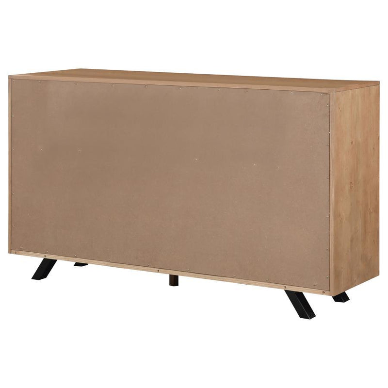 Taylor - 7-Drawer Rectangular Dresser - Light Honey Brown