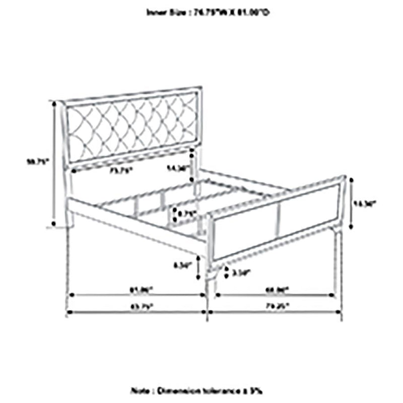 Salford - Panel Bed