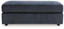 Albar Place - Oversized Accent Ottoman - Cobalt