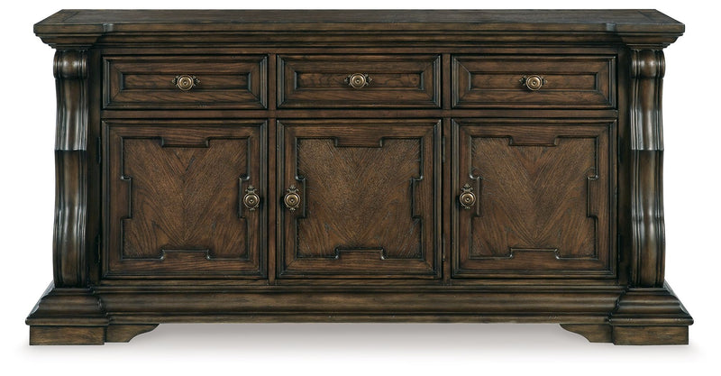 Maylee - Dark Brown - Dining Room Buffet