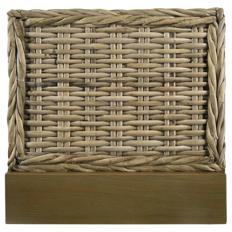 Zyla - Woven Rattan Panel Bed Kubu