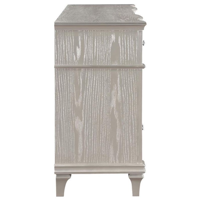 Evangeline - 9-Drawer Dresser - Silver Oak