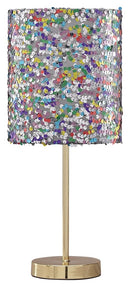 Maddy - Metal Table Lamp  - Purple