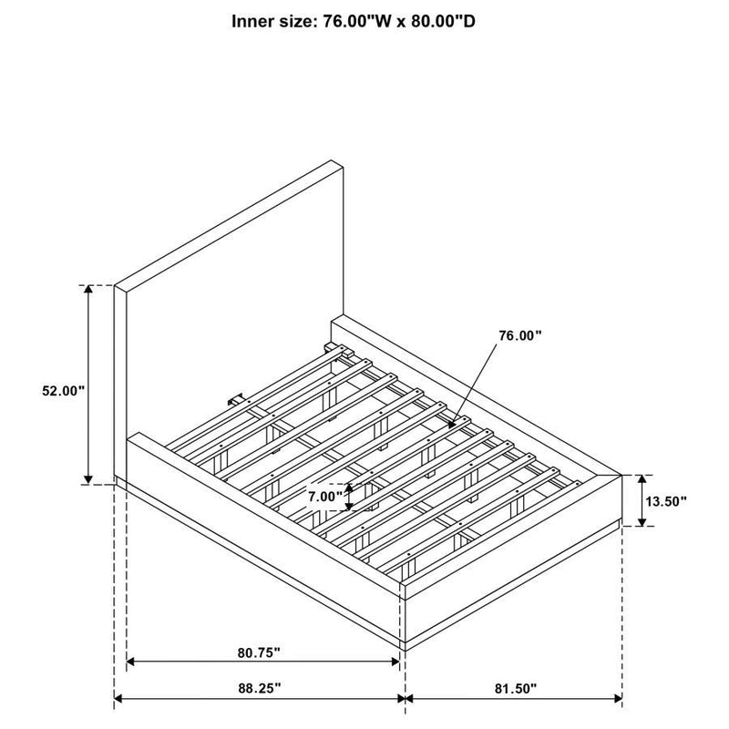 Knox - Upholstered Platform Bed