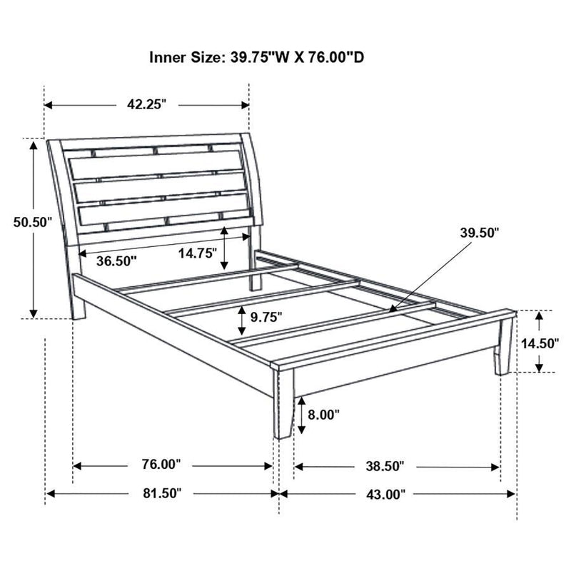 Serenity - Panel Bed