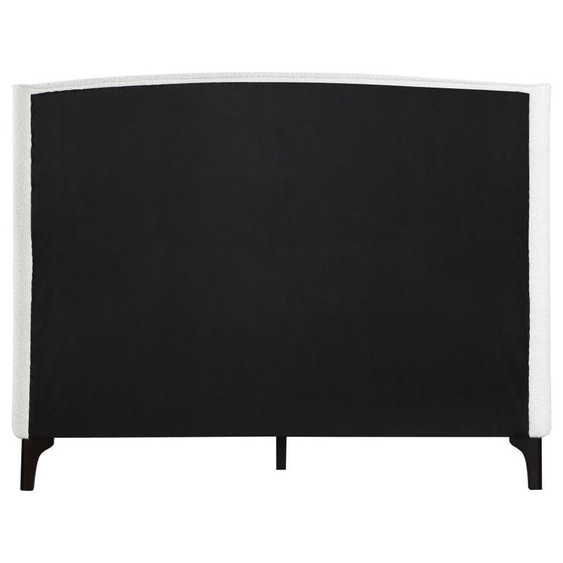 Mosby - Upholstered Curved Headboard Platform Bed