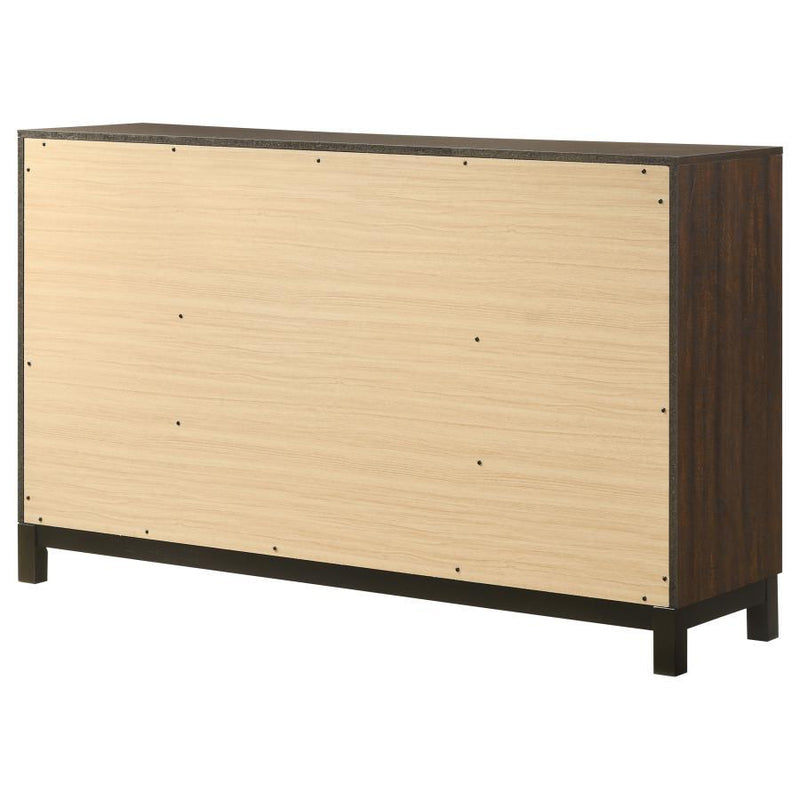 Edmonton - 6-Drawer Dresser - Rustic Tobacco