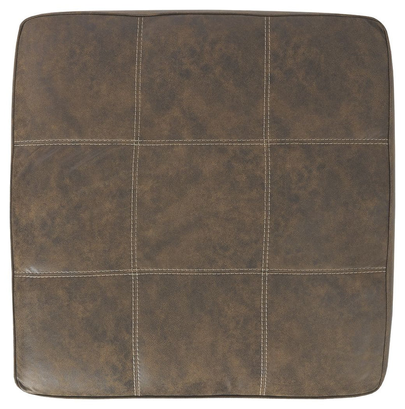 Abalone - Chocolate - Oversized Accent Ottoman