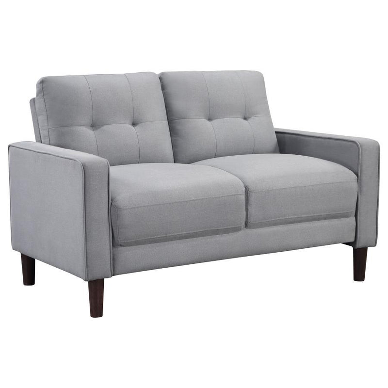 Bowen - Upholstered Track Arms Tufted Sofa Set