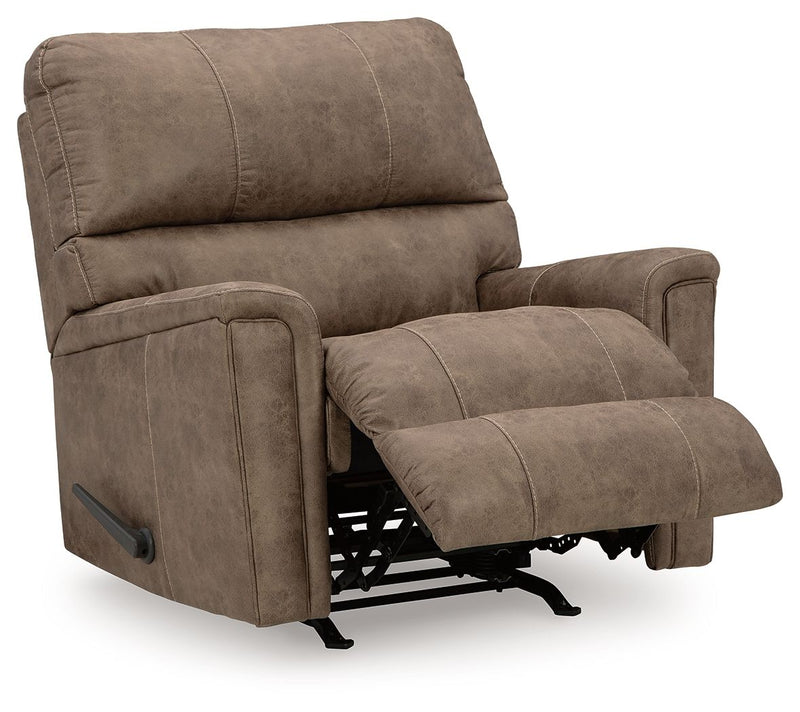 Navi - Fossil - 3 Pc. - Sofa, Loveseat, Rocker Recliner