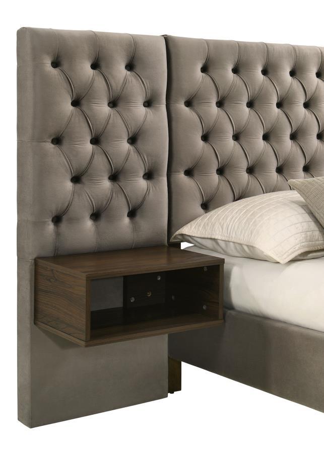 Marley - Upholstered Platform Bed With Headboard Panels